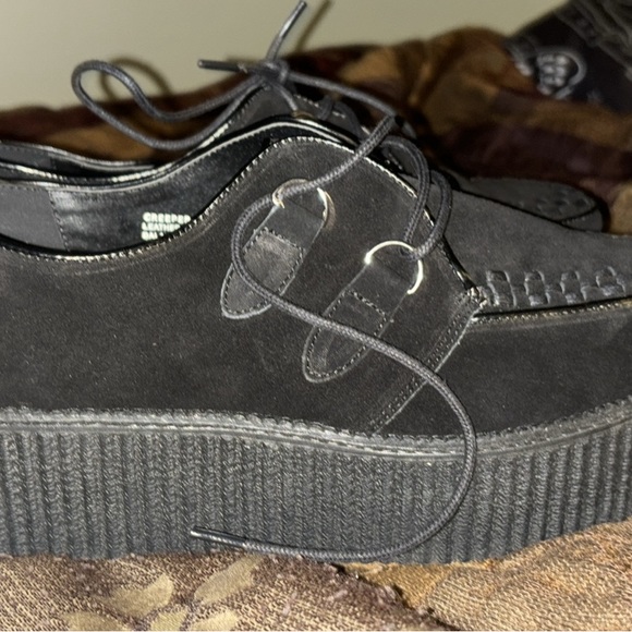 Goth men’s platform demonia creeper shoes - Picture 2 of 3